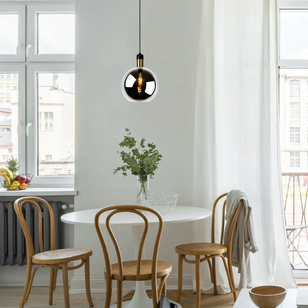 Hanglamp Julius | Ø 28 cm | E27 | Fumé Lucide