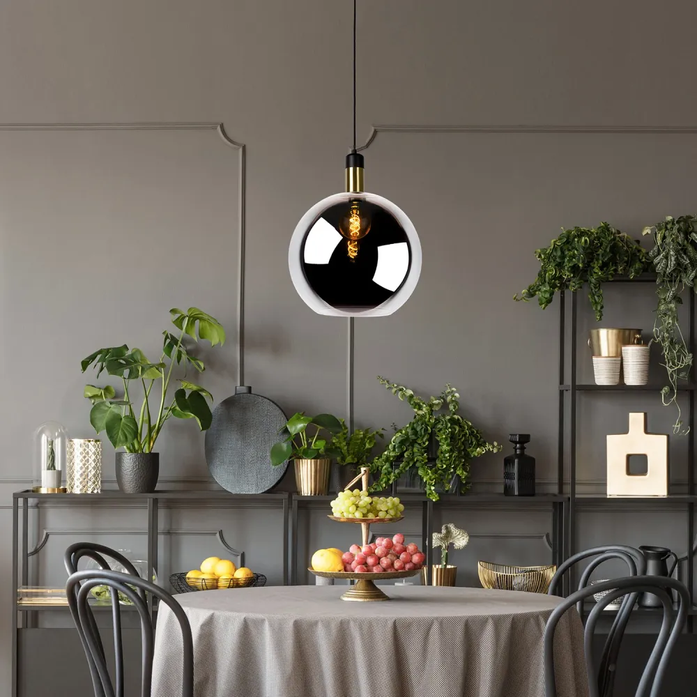 Hanglamp Julius | Ø 40 cm | E27 | Fumé Lucide