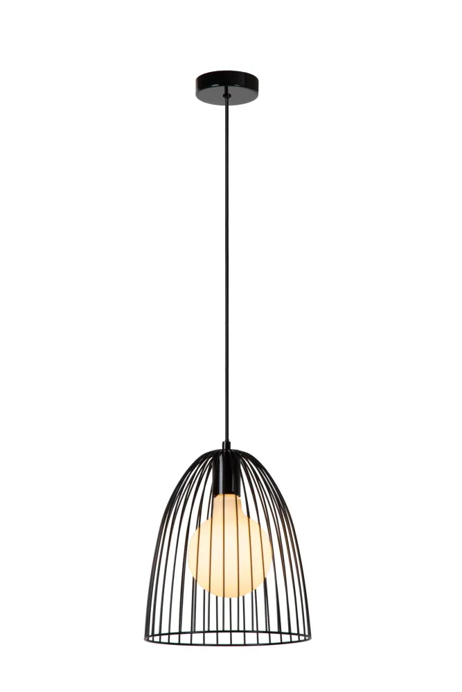 Hanglamp Macarons | Zwart Metaal Lucide