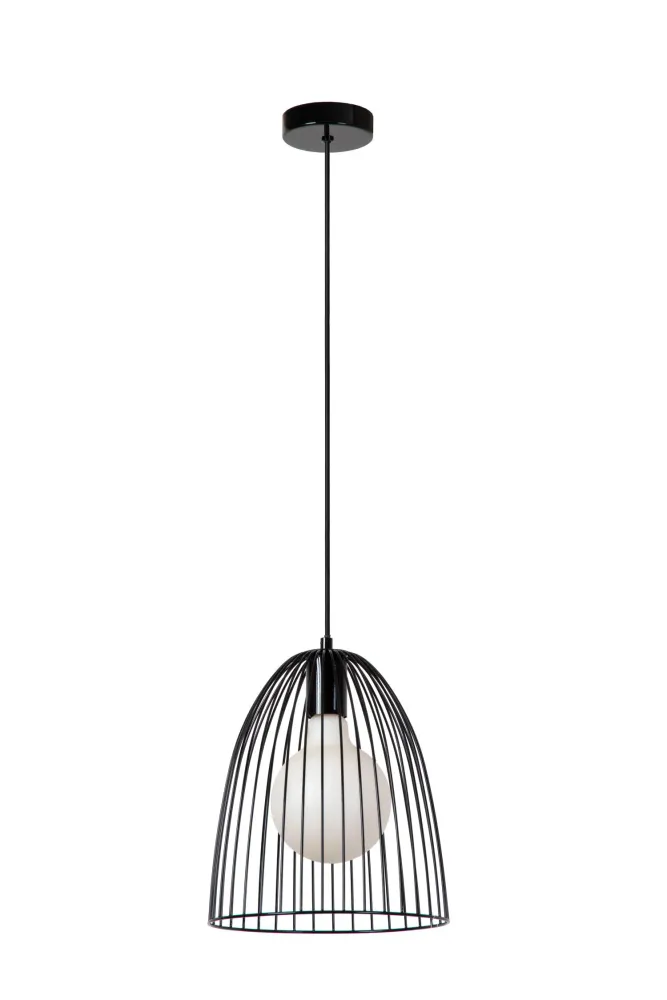 Hanglamp Macarons | Zwart Metaal Lucide