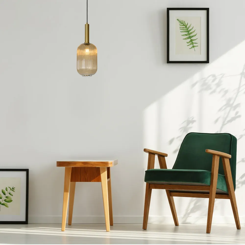 Hanglamp Maloto | Amber Lucide
