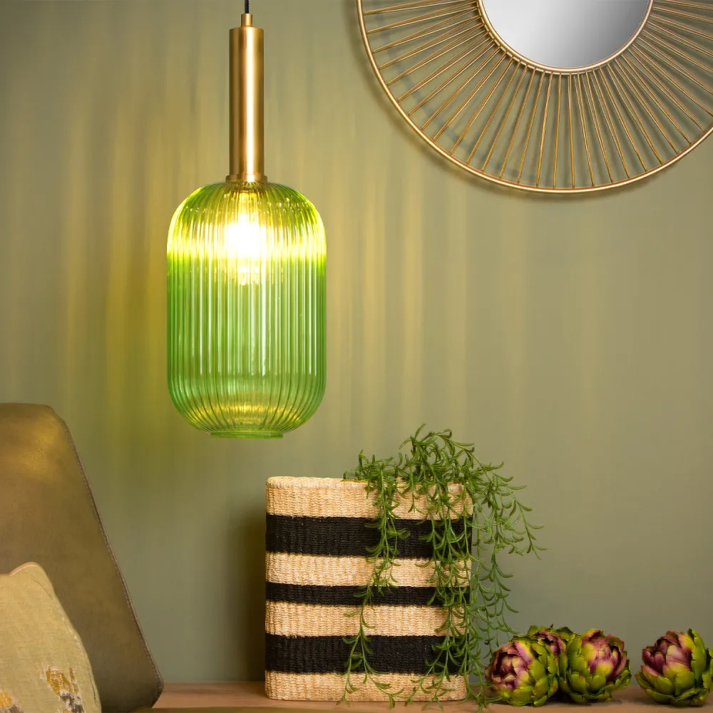 Hanglamp Maloto | Groen Lucide
