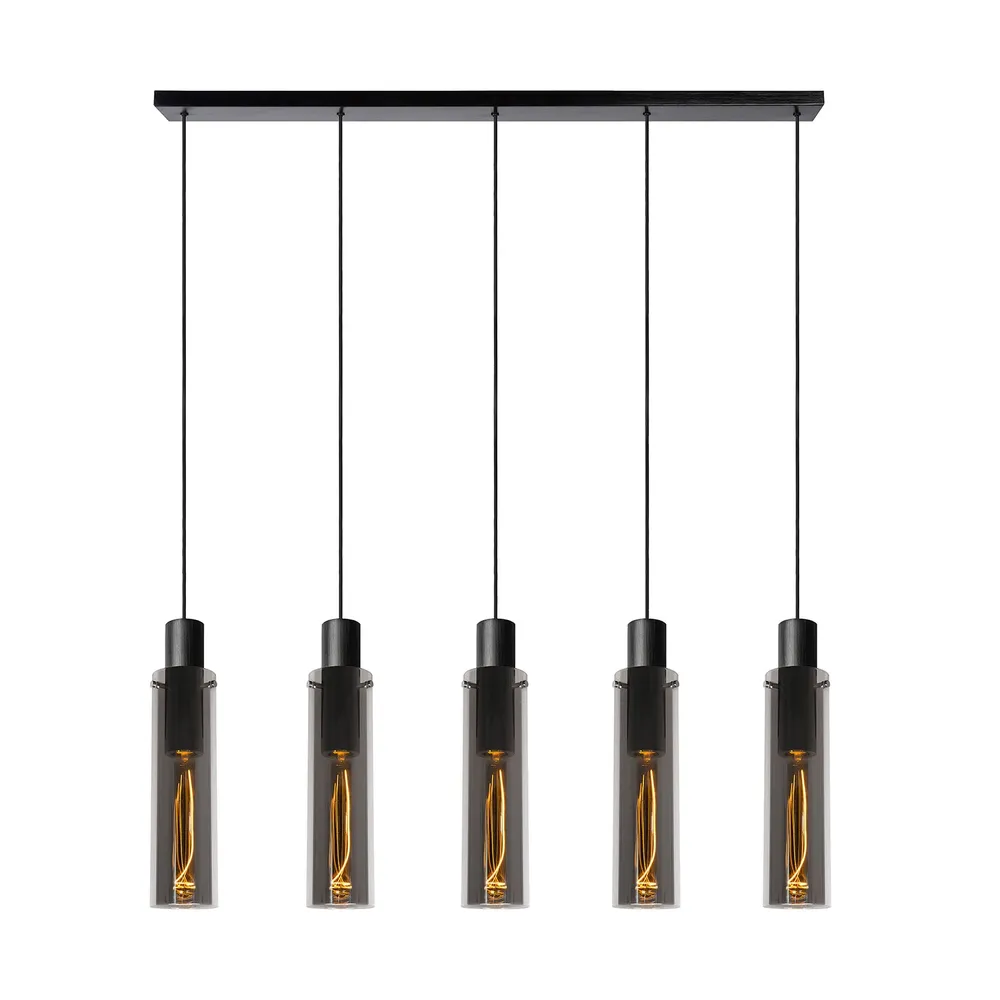 Hanglamp Orlando | 5 Lampen | Fumé Lucide