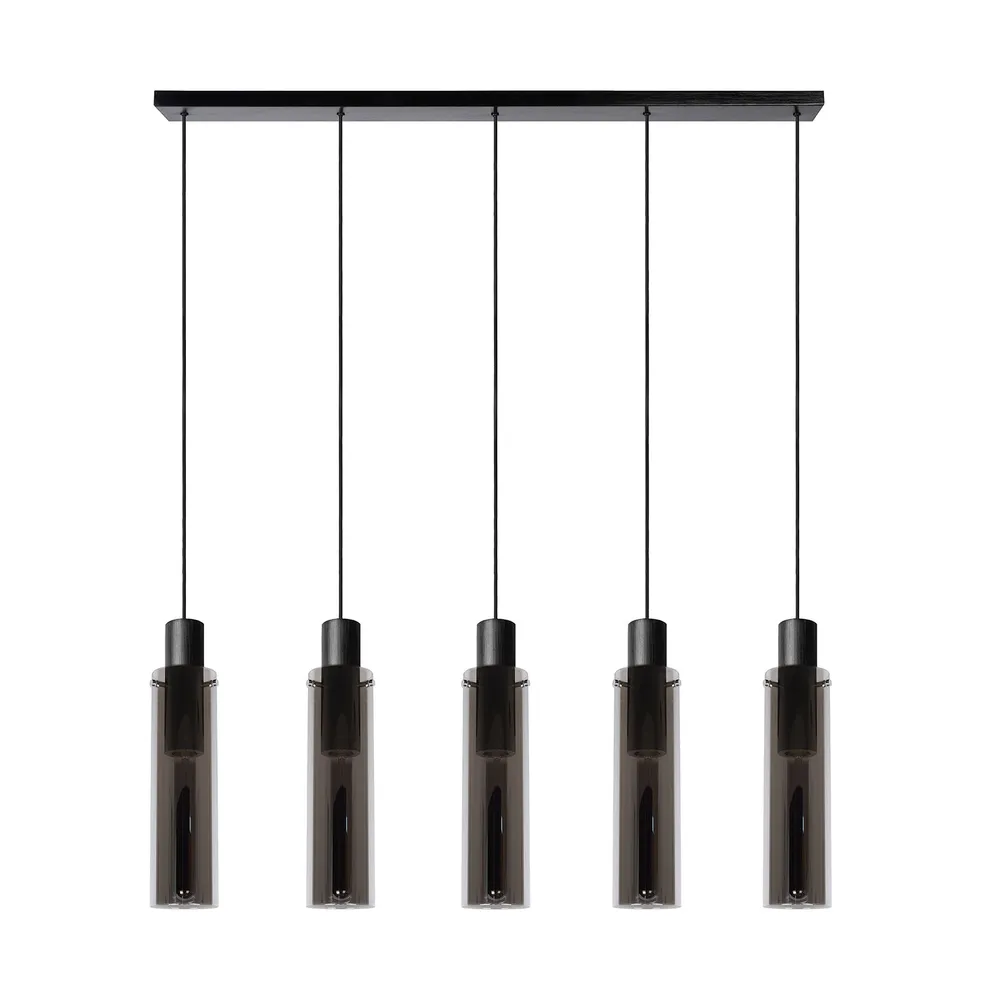 Hanglamp Orlando | 5 Lampen | Fumé Lucide