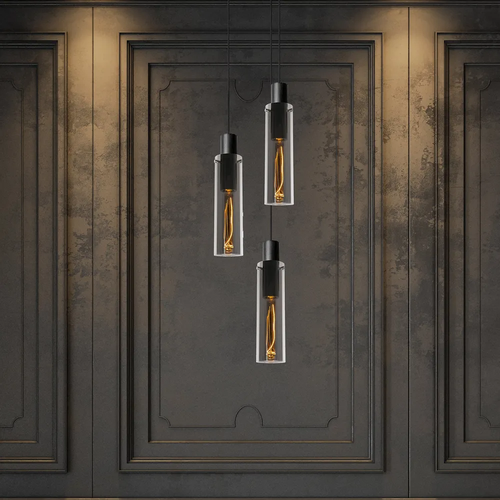 Hanglamp Orlando | 3 Lampen | Fumé Lucide