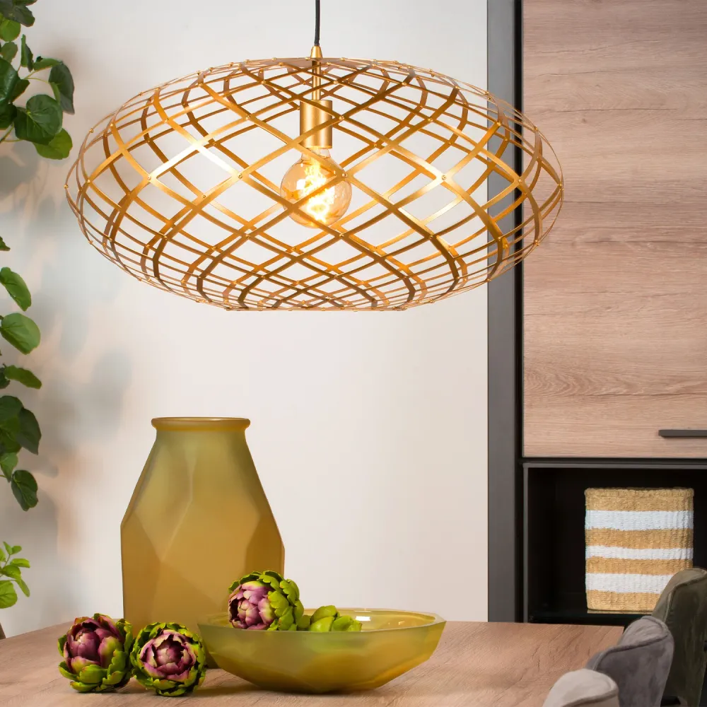 Hanglamp Wolfram | Ø 12,5 cm | Goud Lucide