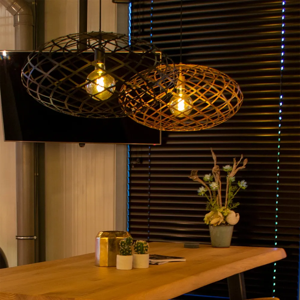 Hanglamp Wolfram | Ø 12,5 cm | Zwart Lucide