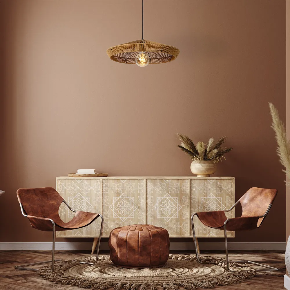 Hanglamp Yunkai | Ø 50 cm | Naturel Lucide