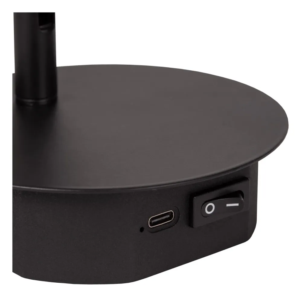 Lucide bedlamp JOLIJN - Geïntegreerde LED - Zwart