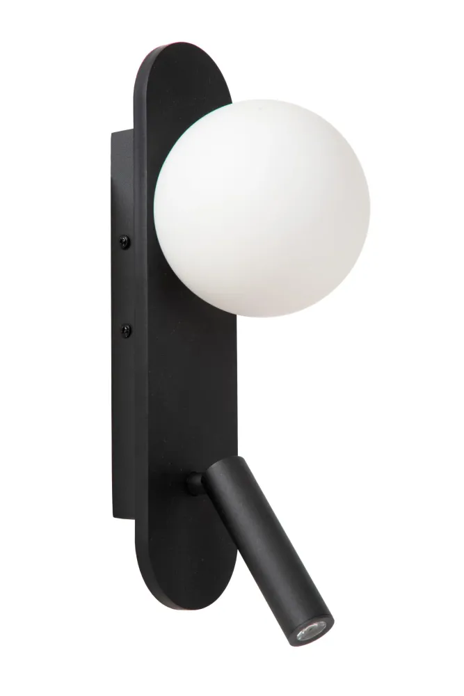 Lucide bedlamp KELLY - Geïntegreerde LED - Zwart