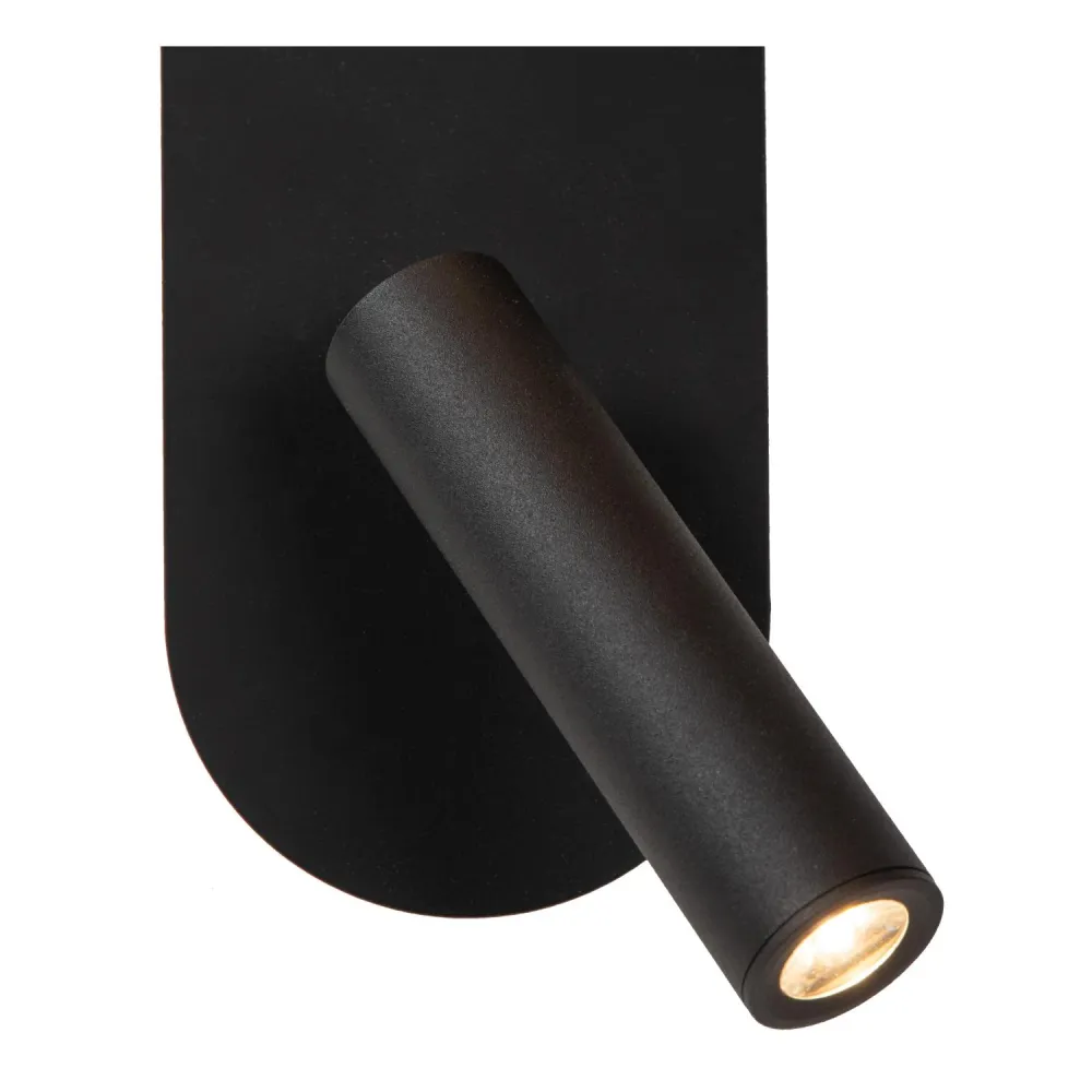 Lucide bedlamp KELLY - Geïntegreerde LED - Zwart
