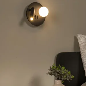 Lucide bedlamp MATIZ - Geïntegreerde LED - Zwart