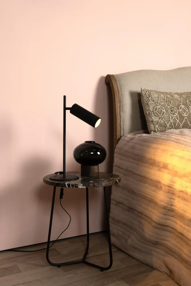 Lucide bureaulamp CLUBS - 1xGU10 - Zwart