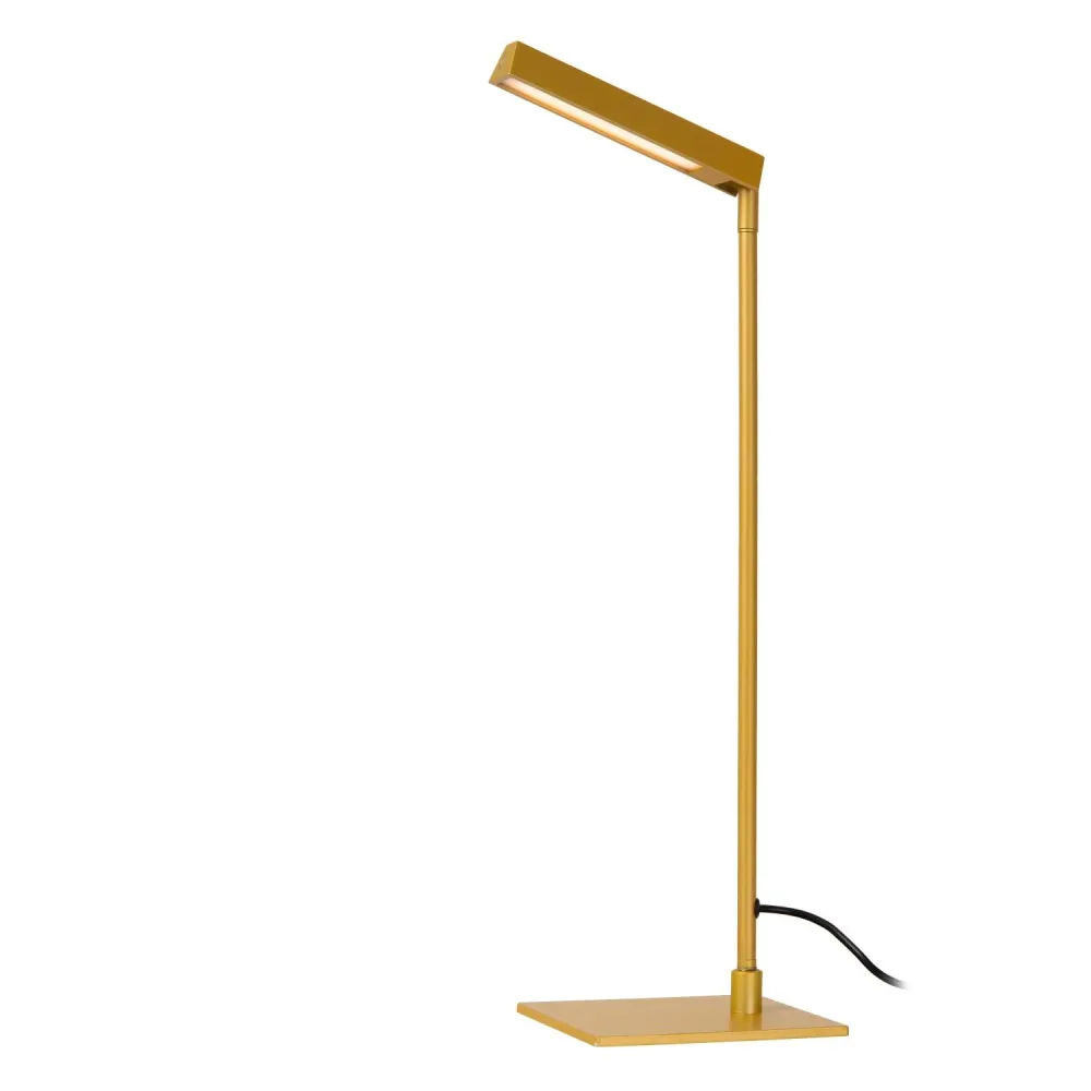 Lucide bureaulamp LAVALE - Geïntegreerde LED - Okergeel