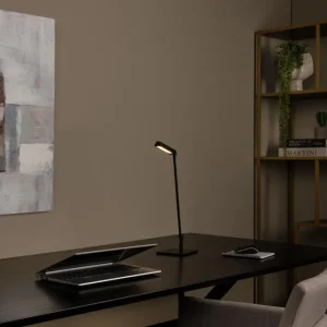 Lucide bureaulamp LAVALE - Geïntegreerde LED - Zwart