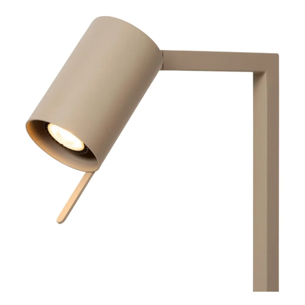 Lucide bureaulamp LESLEY - 1xGU10 - Taupe