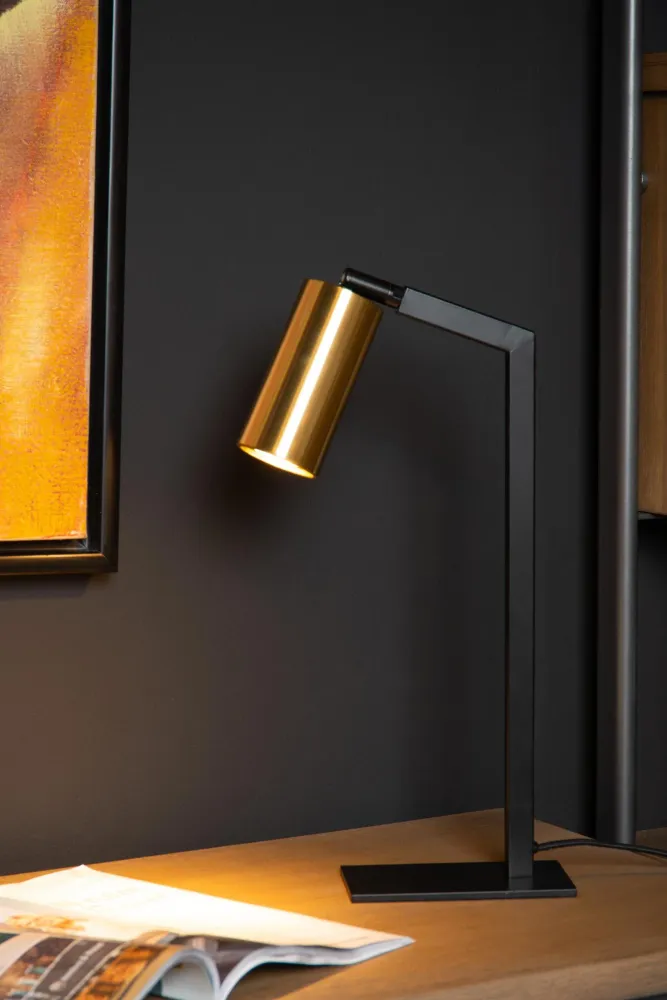 Lucide bureaulamp SYBIL - 1xGU10 - Zwart