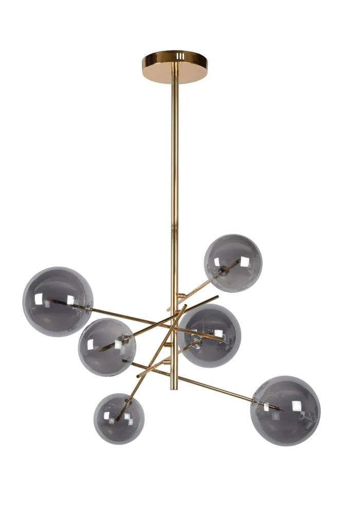 Lucide hanglamp ALARA - 6xG4 - Goud