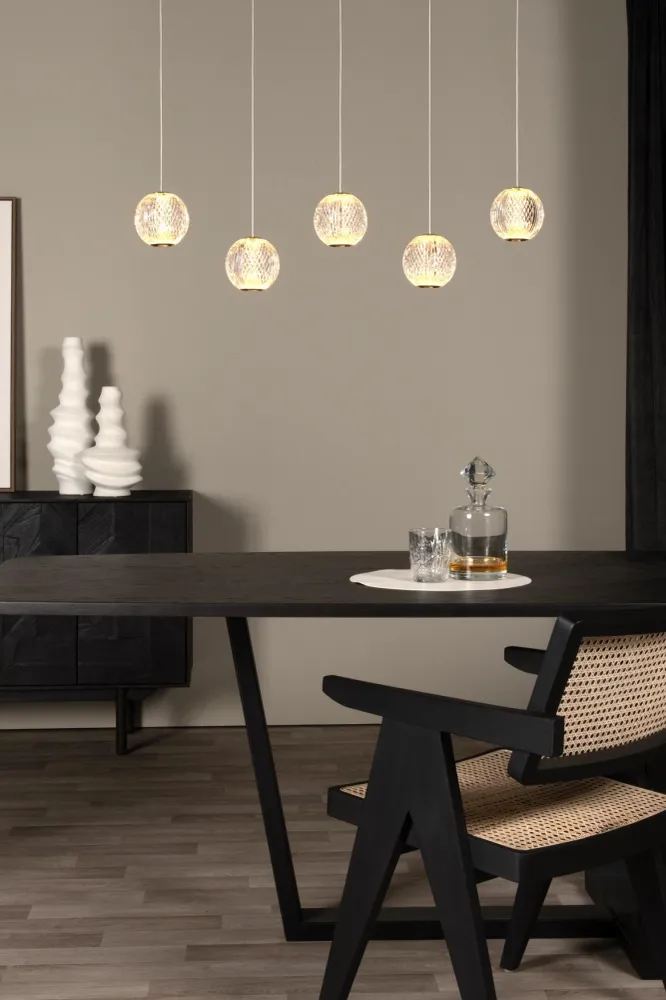 Lucide hanglamp CINTRA - Geïntegreerde LED - Transparant