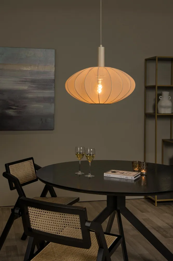 Lucide hanglamp CORINA - 1xE27 - Beige