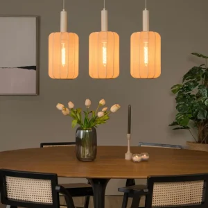 Lucide hanglamp CORINA - 3xE27 - Beige