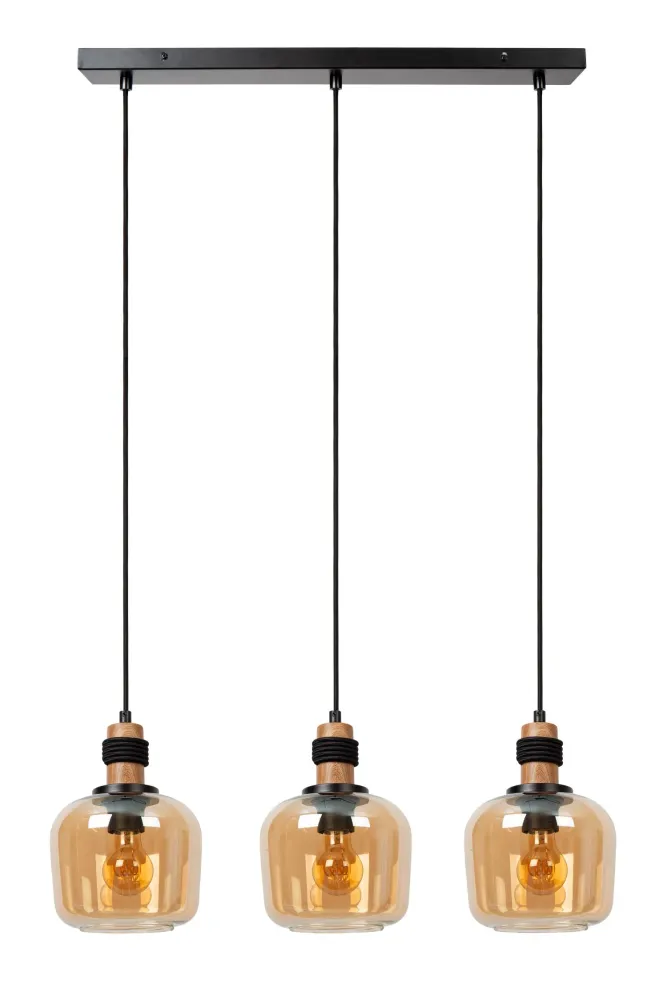 Lucide hanglamp ILONA - 3xE27 - Amber