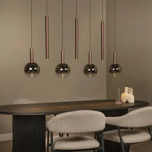 Lucide hanglamp JASMINE - Geïntegreerde LED - Koper