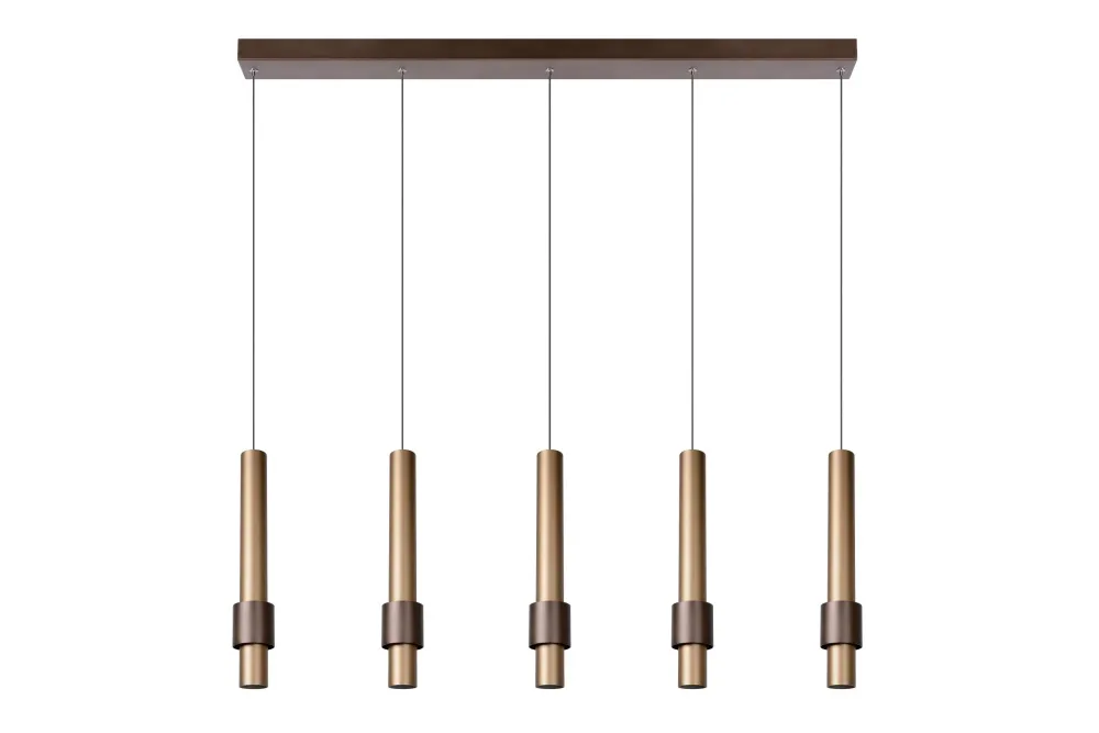 Lucide hanglamp MARGARY - Geïntegreerde LED - Koffie