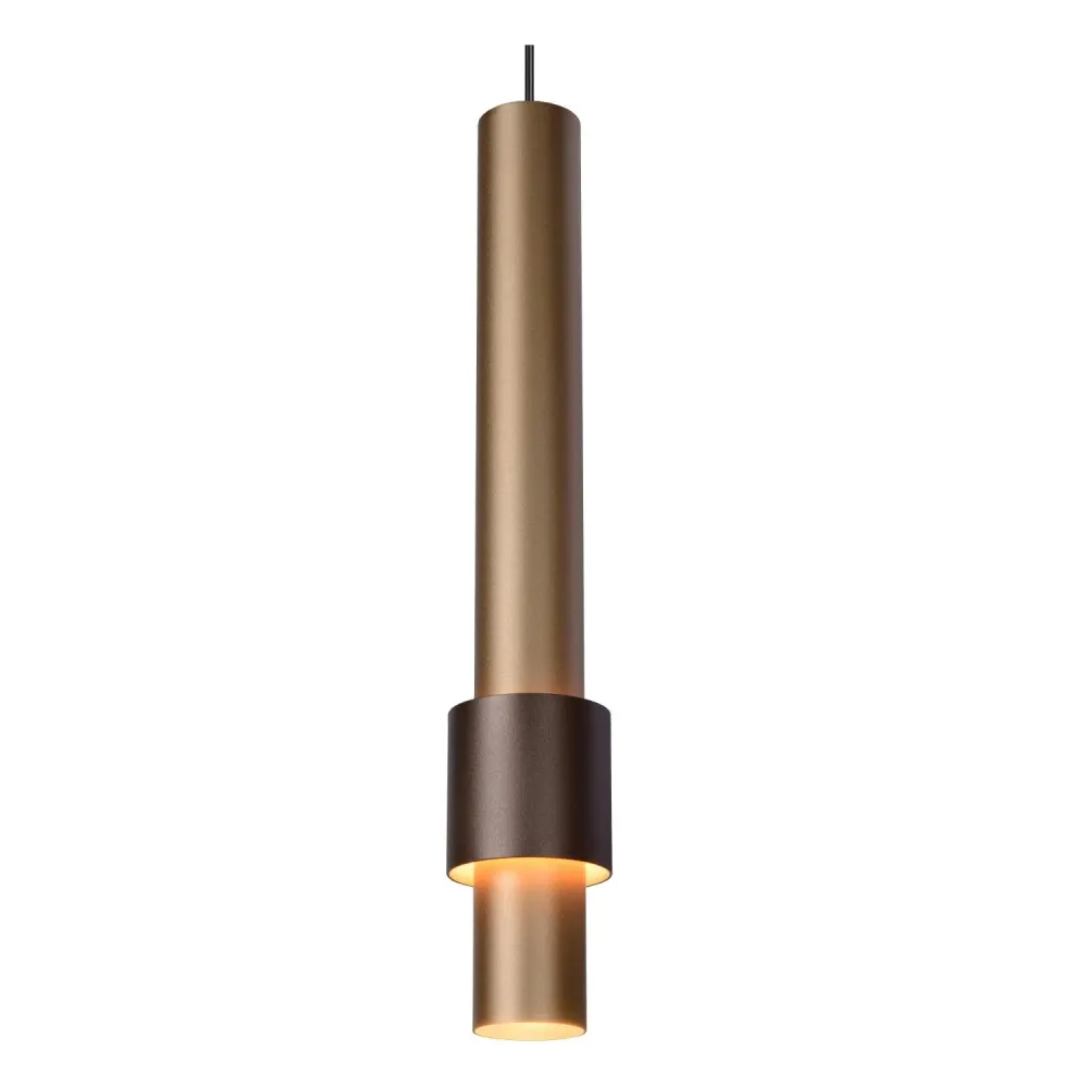 Lucide hanglamp MARGARY - Geïntegreerde LED - Koffie