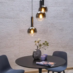 Lucide hanglamp MARIUS - 3xE27 - Zwart