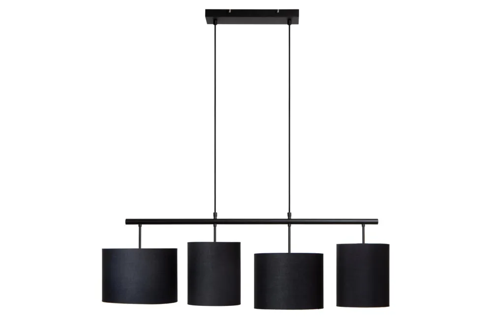 Lucide hanglamp MAYA - 4xE27 - Zwart