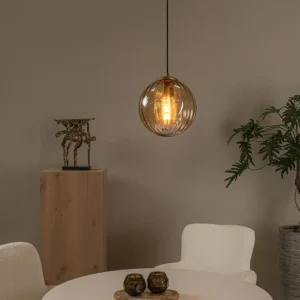 Lucide hanglamp MONSARAZ - 1xE27 - Amber