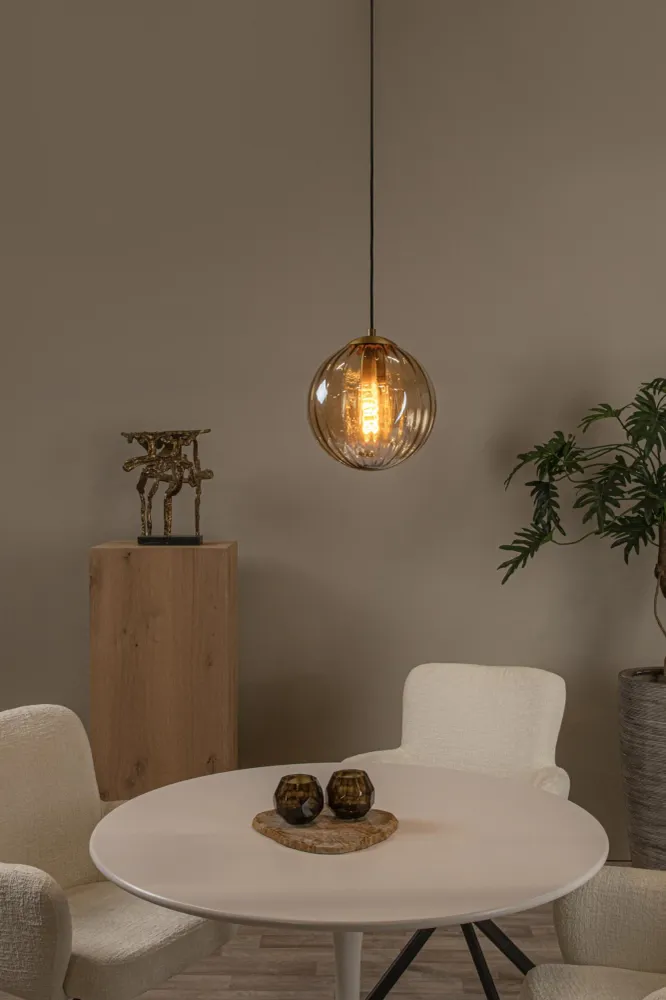 Lucide hanglamp MONSARAZ - 1xE27 - Amber