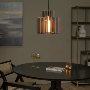 Lucide hanglamp ROLLO - 1xE27 - Taupe