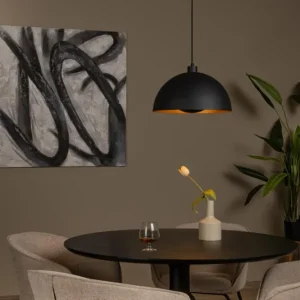 Lucide hanglamp SIEMON - 1xE27 - Zwart