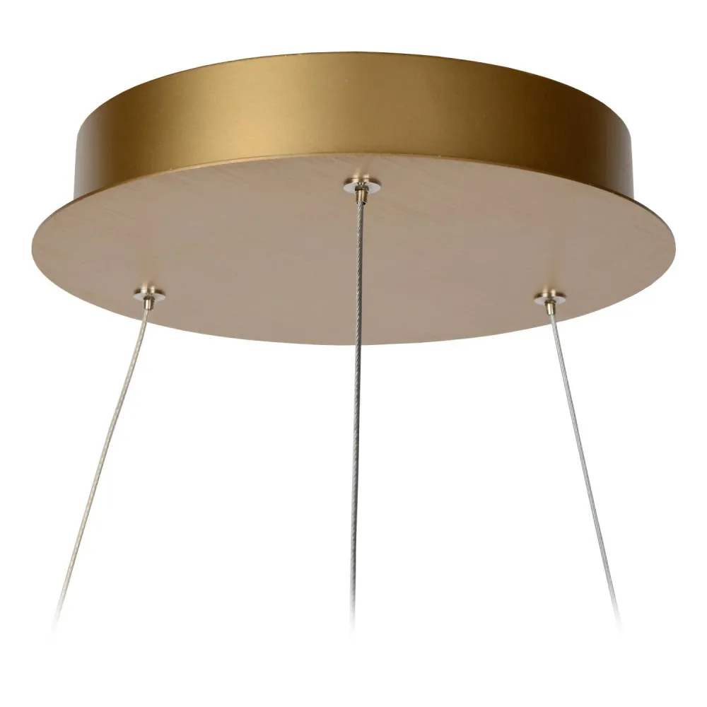 Lucide hanglamp VIDAL - Geïntegreerde LED - Mat Goud / Messing