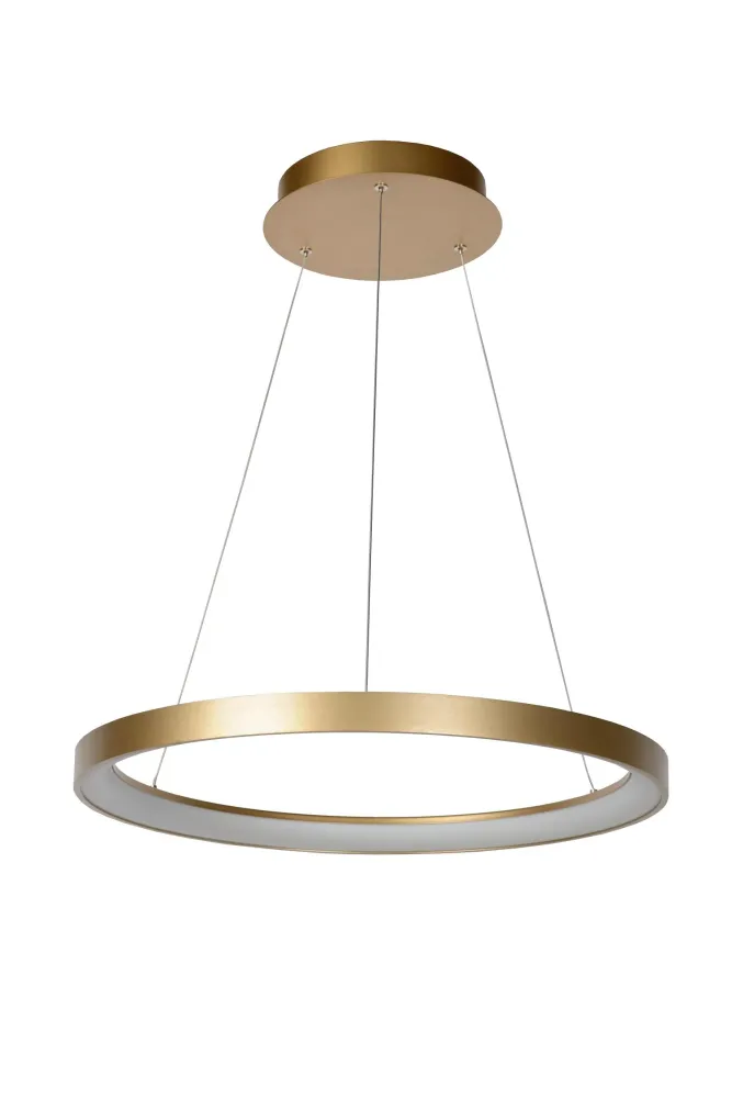 Lucide hanglamp VIDAL - Geïntegreerde LED - Mat Goud / Messing