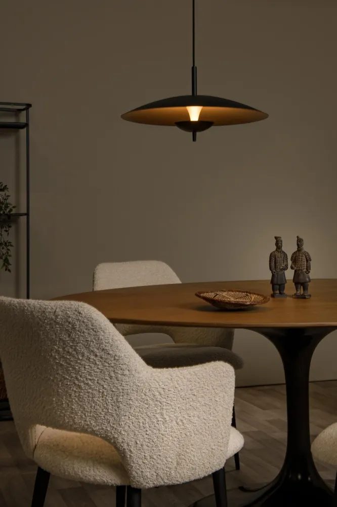 Lucide hanglamp VULCAN - Geïntegreerde LED - Zwart