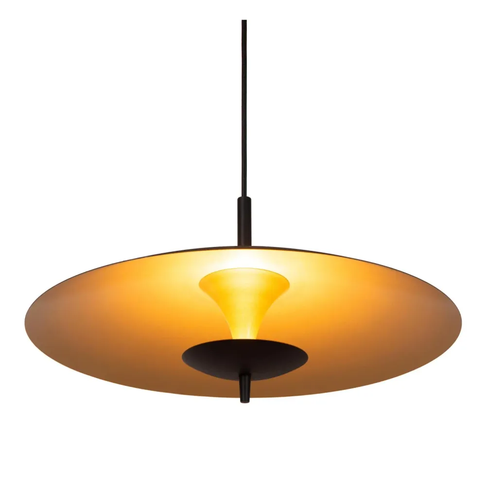 Lucide hanglamp VULCAN - Geïntegreerde LED - Zwart