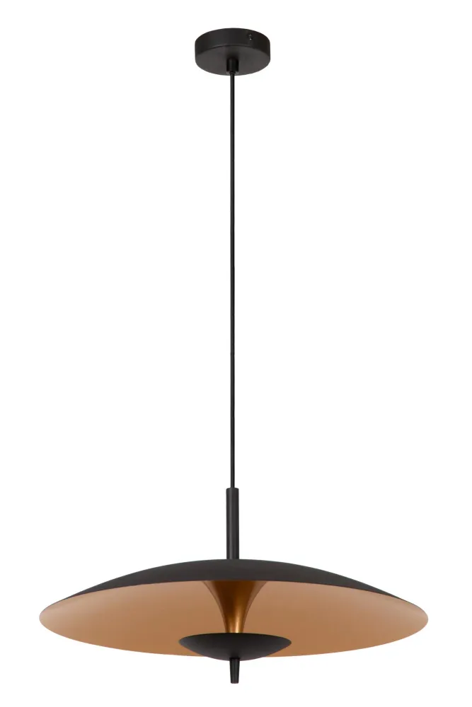Lucide hanglamp VULCAN - Geïntegreerde LED - Zwart