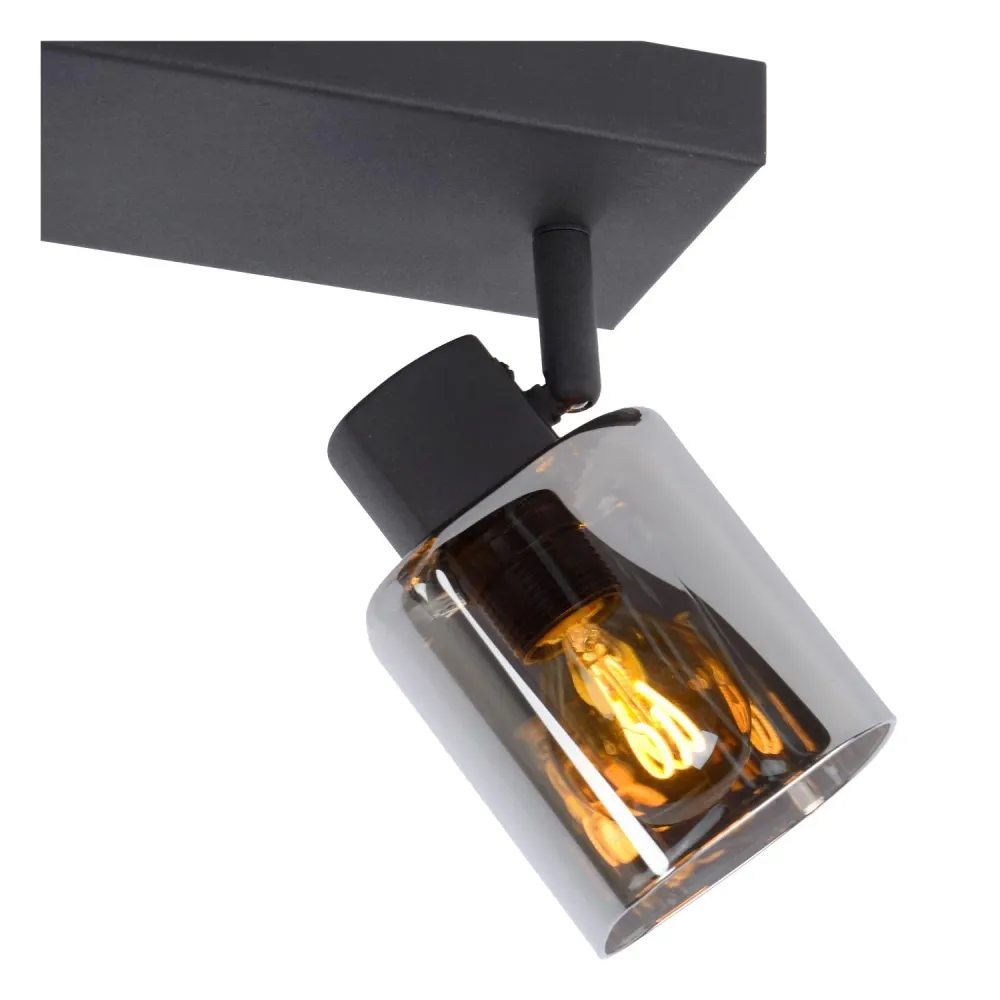 Lucide plafondspot ALION - 2xE14 - Zwart