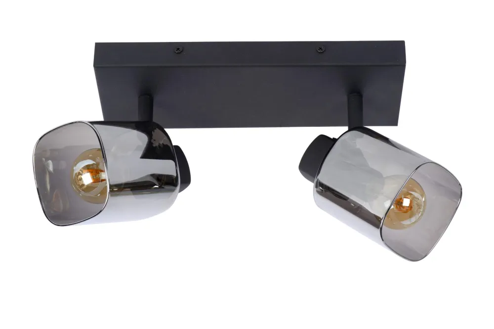 Lucide plafondspot ALION - 2xE14 - Zwart