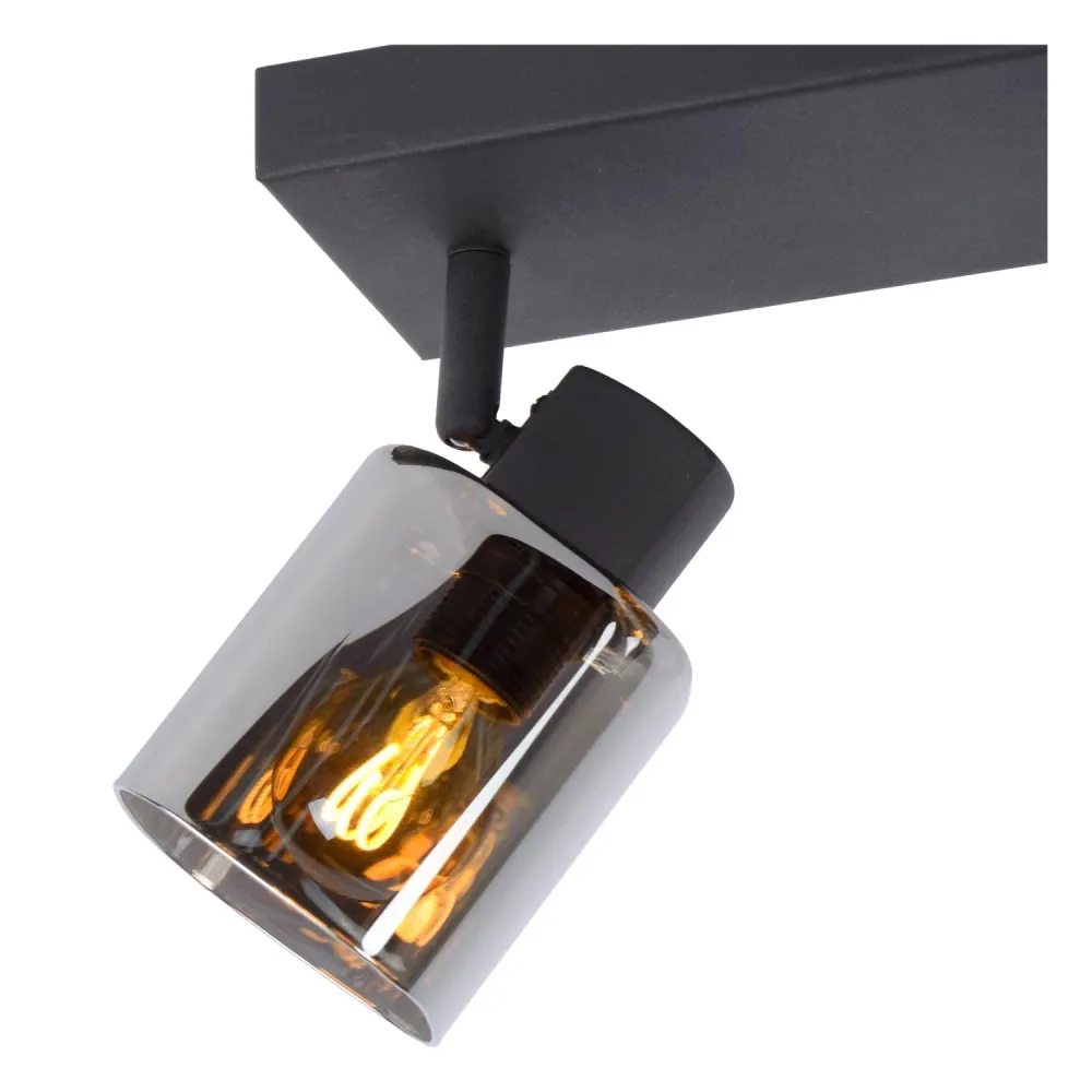 Lucide plafondspot ALION - 3xE14 - Zwart