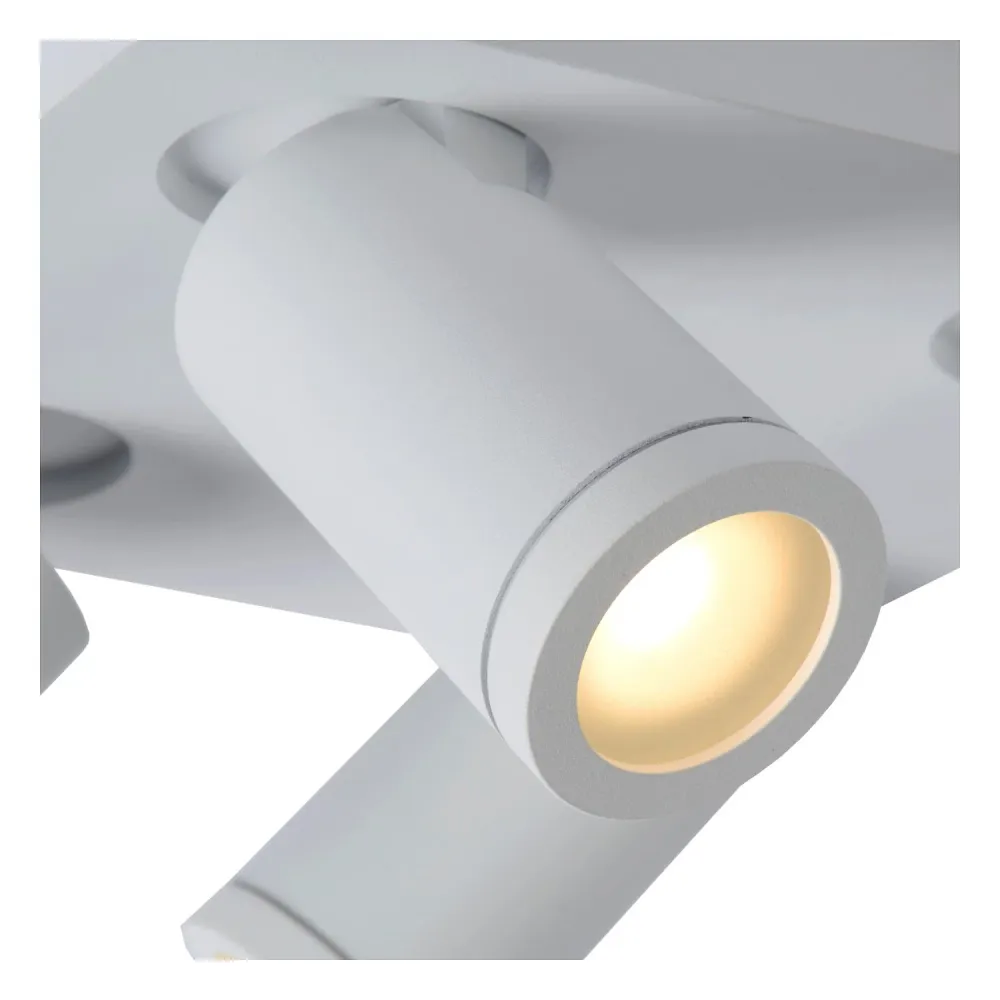 Lucide plafondspot badkamer TAYLOR - 4xGU10 - Wit