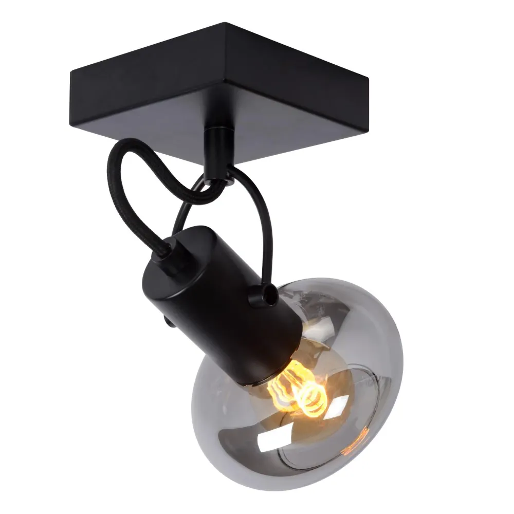 Lucide plafondspot MADEE - 1xE14 - Zwart