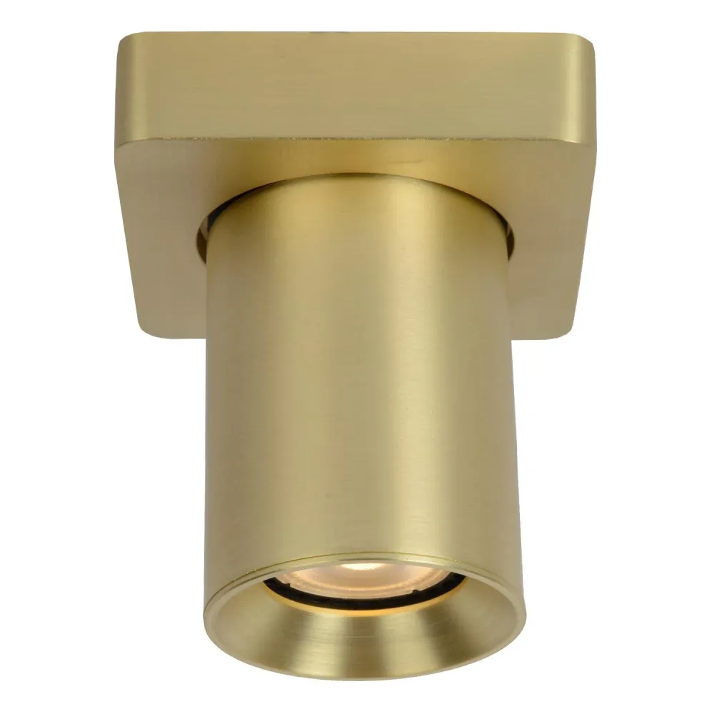 Lucide plafondspot NIGEL - 1xGU10 - Mat Goud / Messing