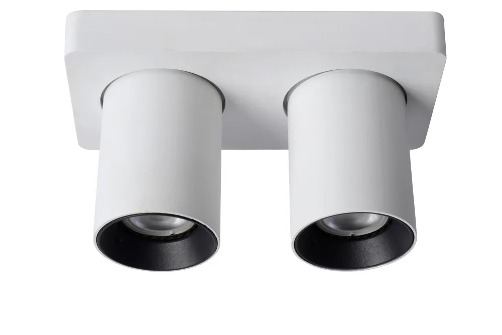 Lucide plafondspot NIGEL - 2xGU10 - Wit
