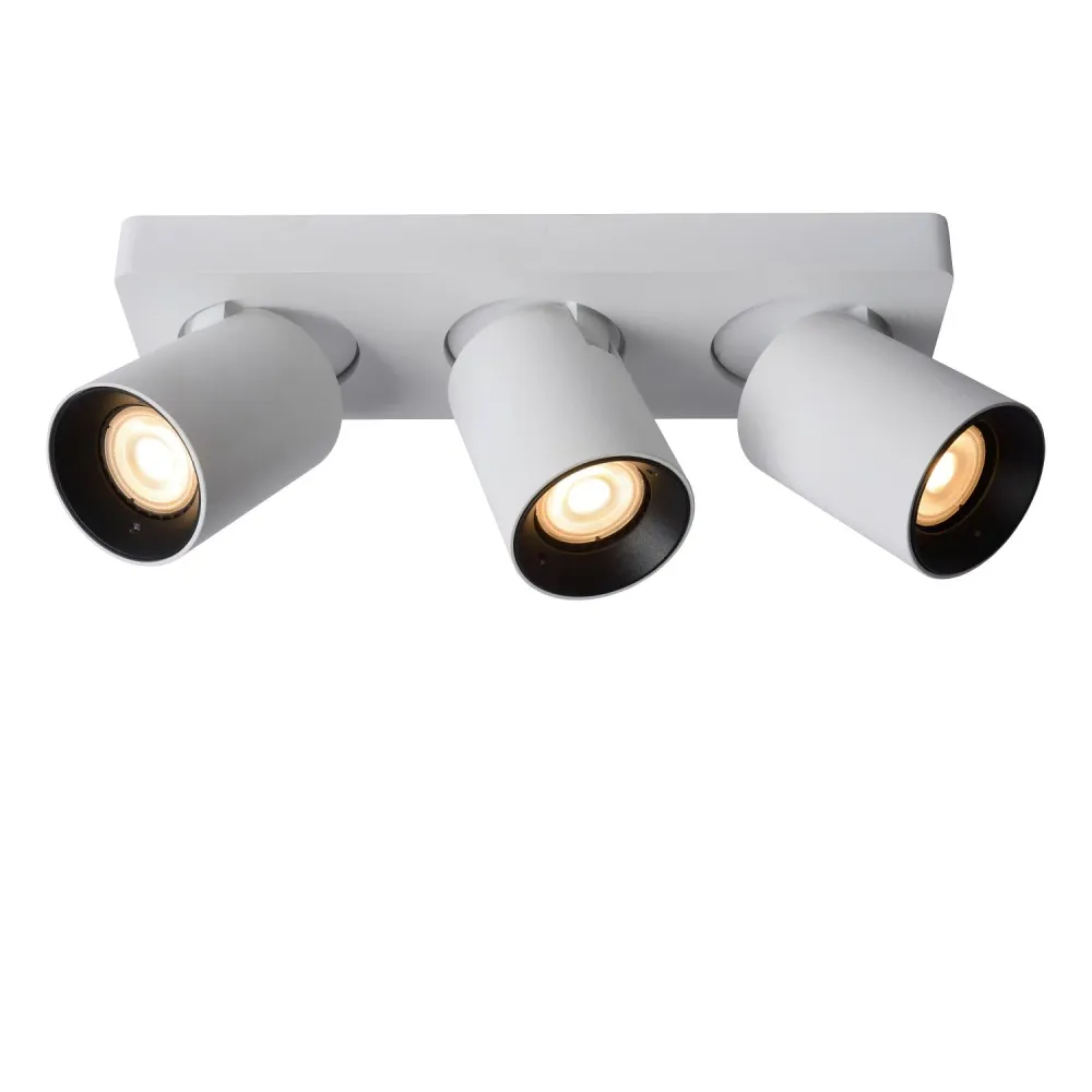 Lucide plafondspot NIGEL - 3xGU10 - Wit