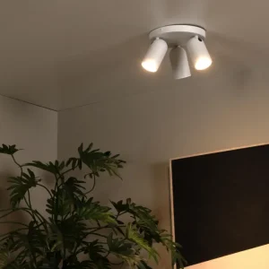 Lucide plafondspot PUNCH - 3xGU10 - Wit