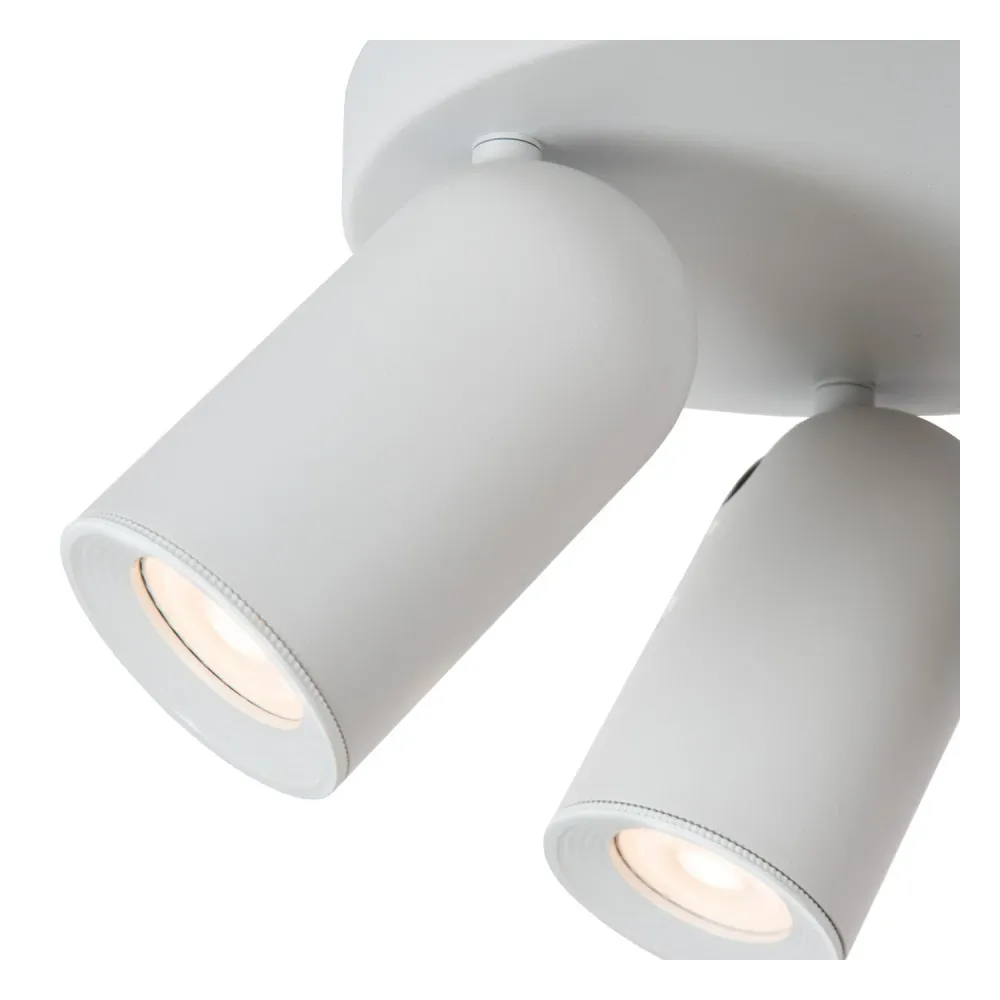 Lucide plafondspot PUNCH - 3xGU10 - Wit